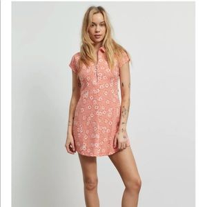 Urban Outfitters Arlo Zip Up Mini Dress